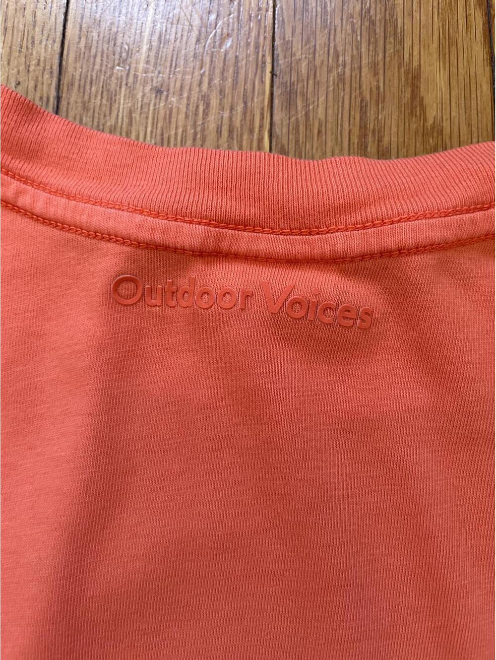 Outdoor Voices Coral Long Sleeve T-Shirt Small Athleisure Lounge Basics Hike - Picture 3 of 6